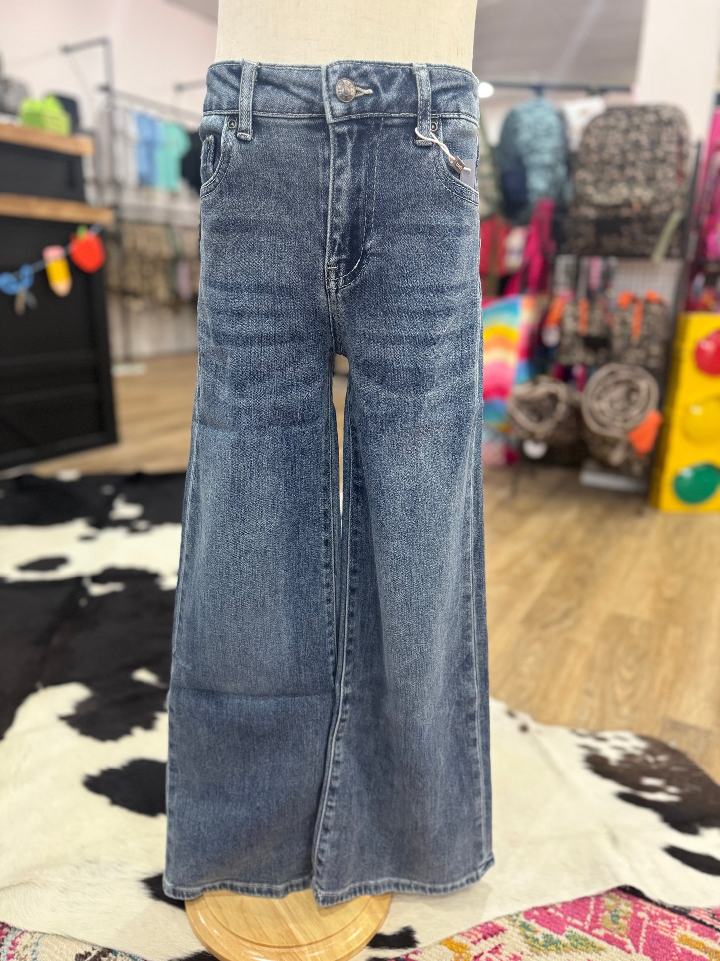 Stretch Wide Leg | Indigo