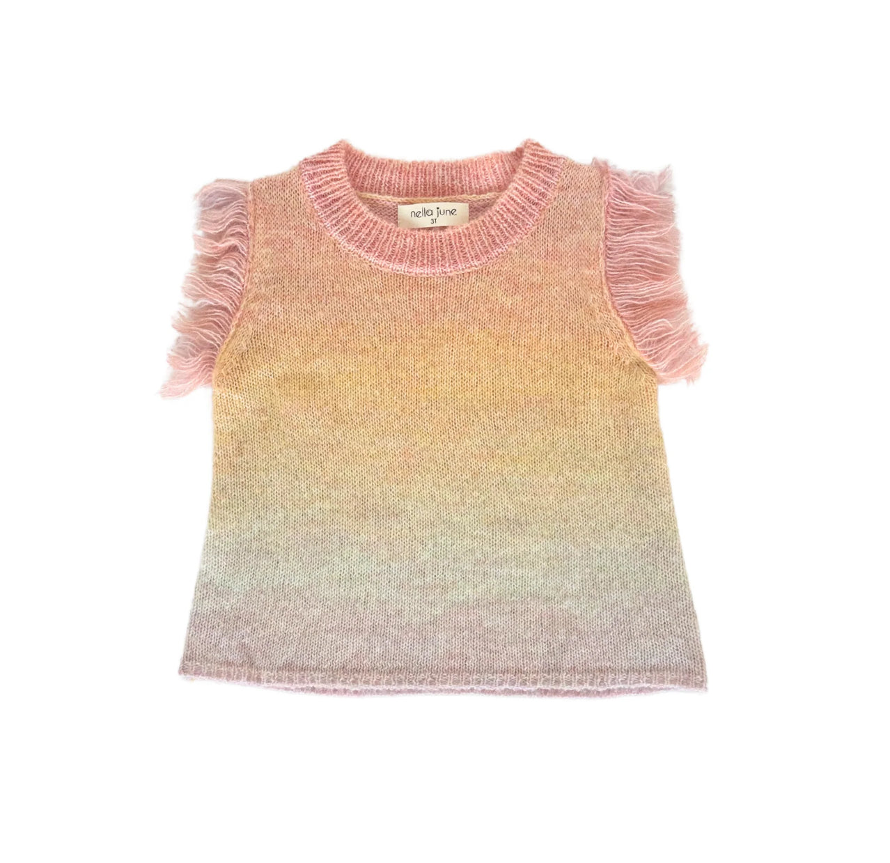 Sweater Vest | Light Rainbow