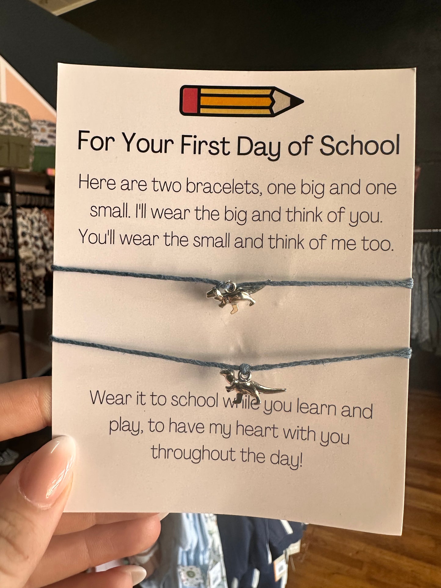 First Day Mommy & Me Bracelets
