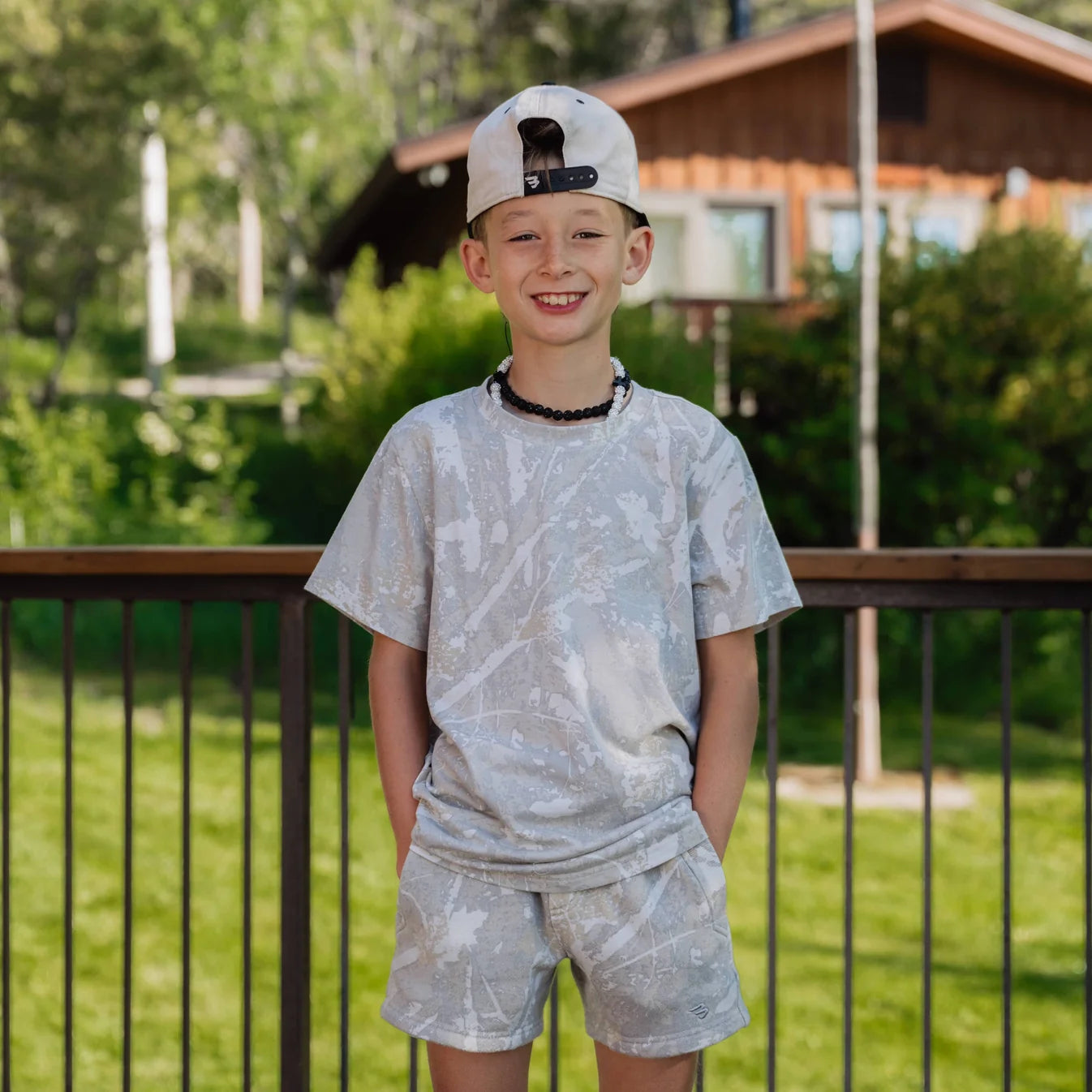 Youth Vintage Washed Tee | Drifter Camo