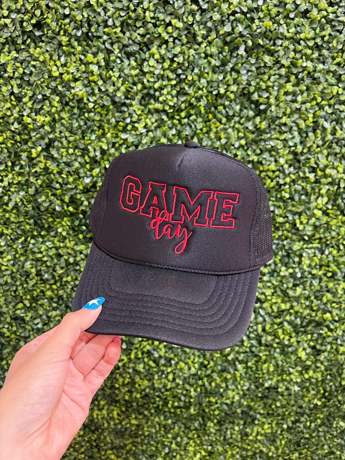 Red & Black Game Day | Foam Trucker Hat