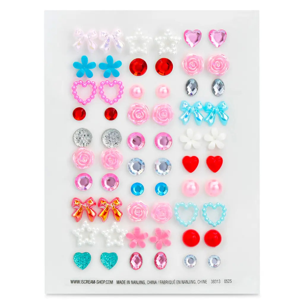 Sparkly Stick On Earrings