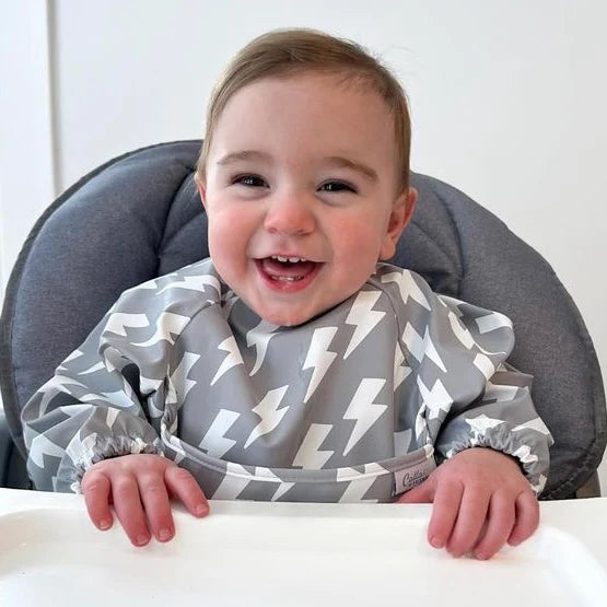 The Grayson Long Sleeve Bib | Lightning Bolts