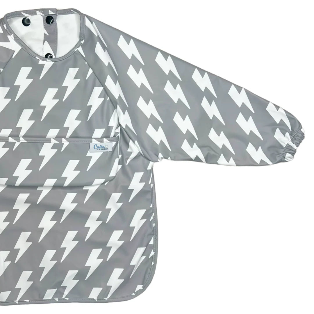 The Grayson Long Sleeve Bib | Lightning Bolts