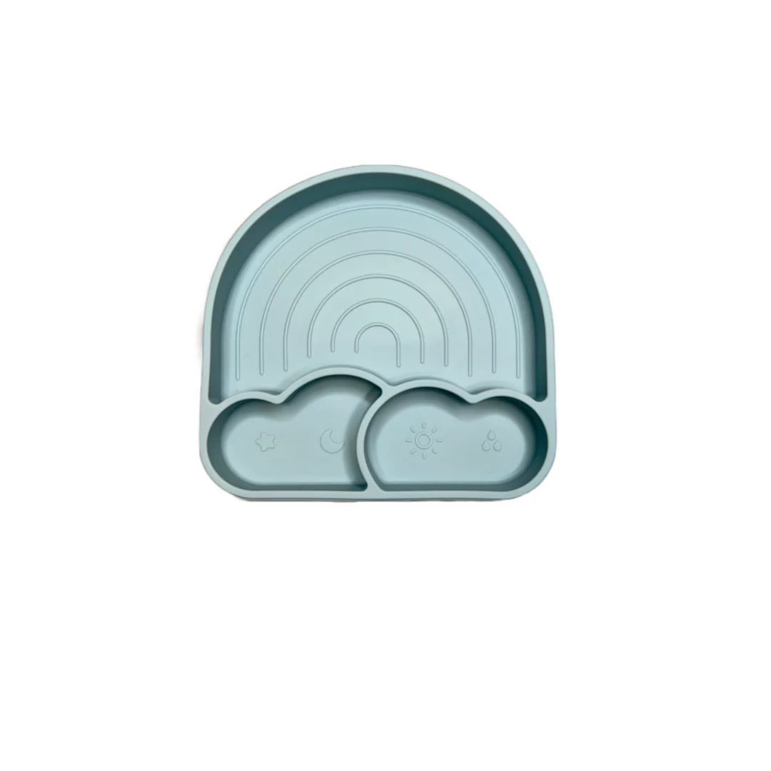 You Are My Sunshine Rainbow Plate | Powder Blue