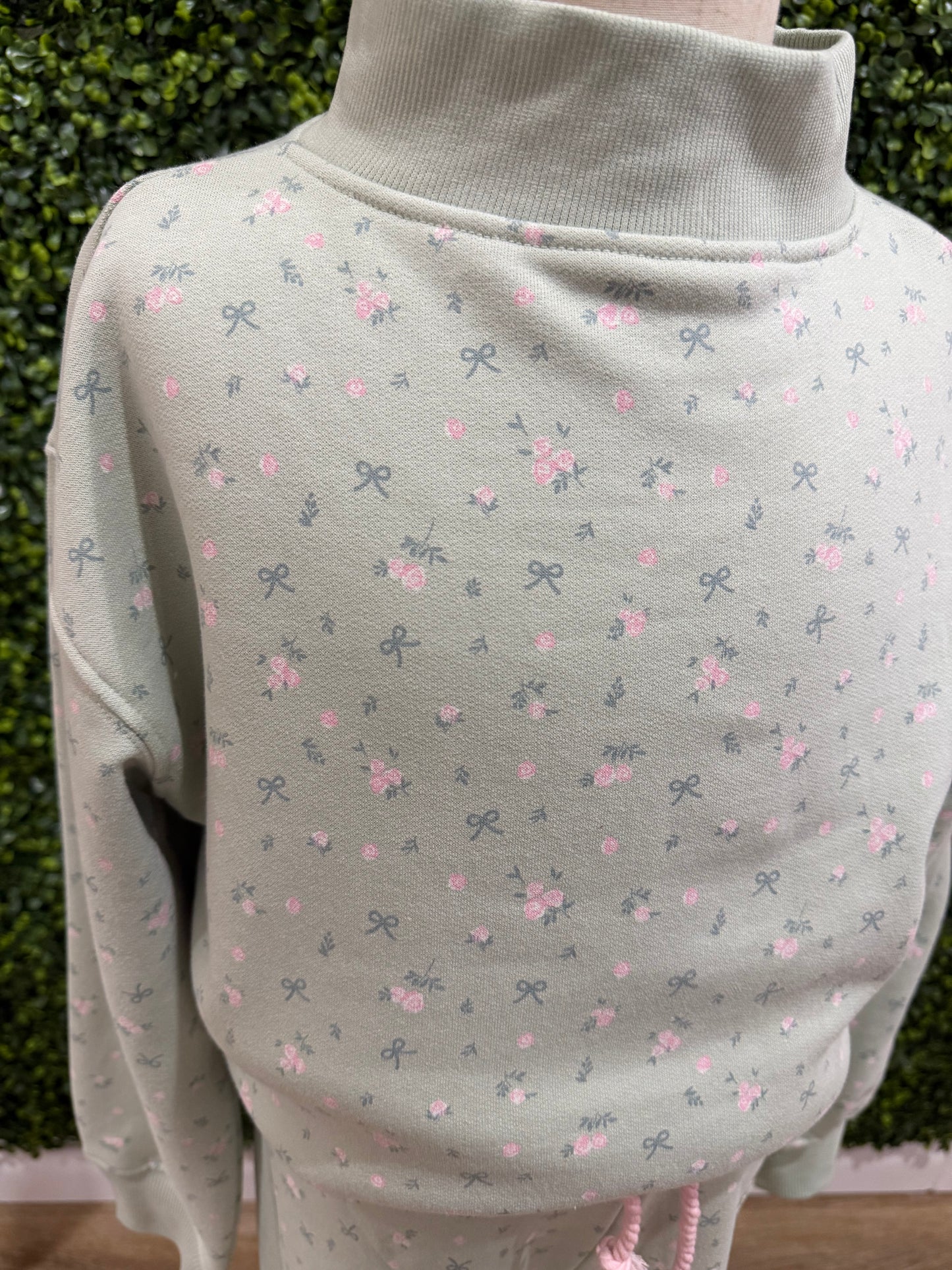 Floral Print Set | Pale Aqua