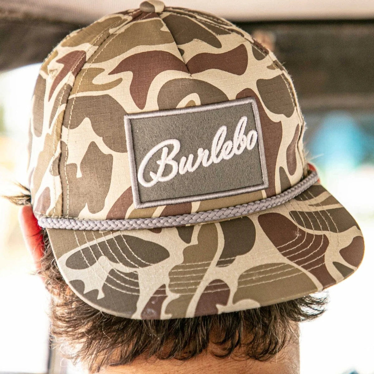 Burlebo Grey Patch | Camo SnapBack