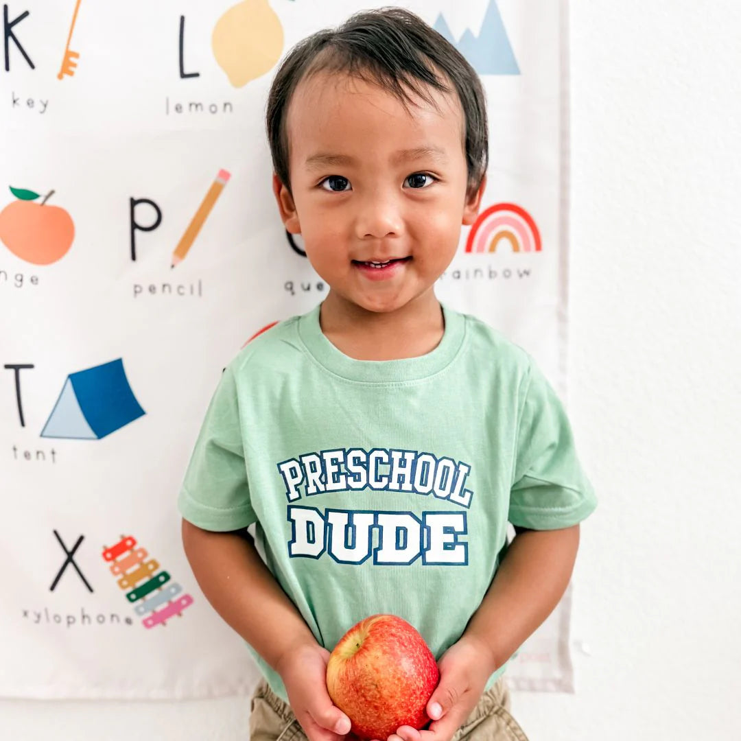 Preschool Dude Varsity Short Sleeve T-Shirt