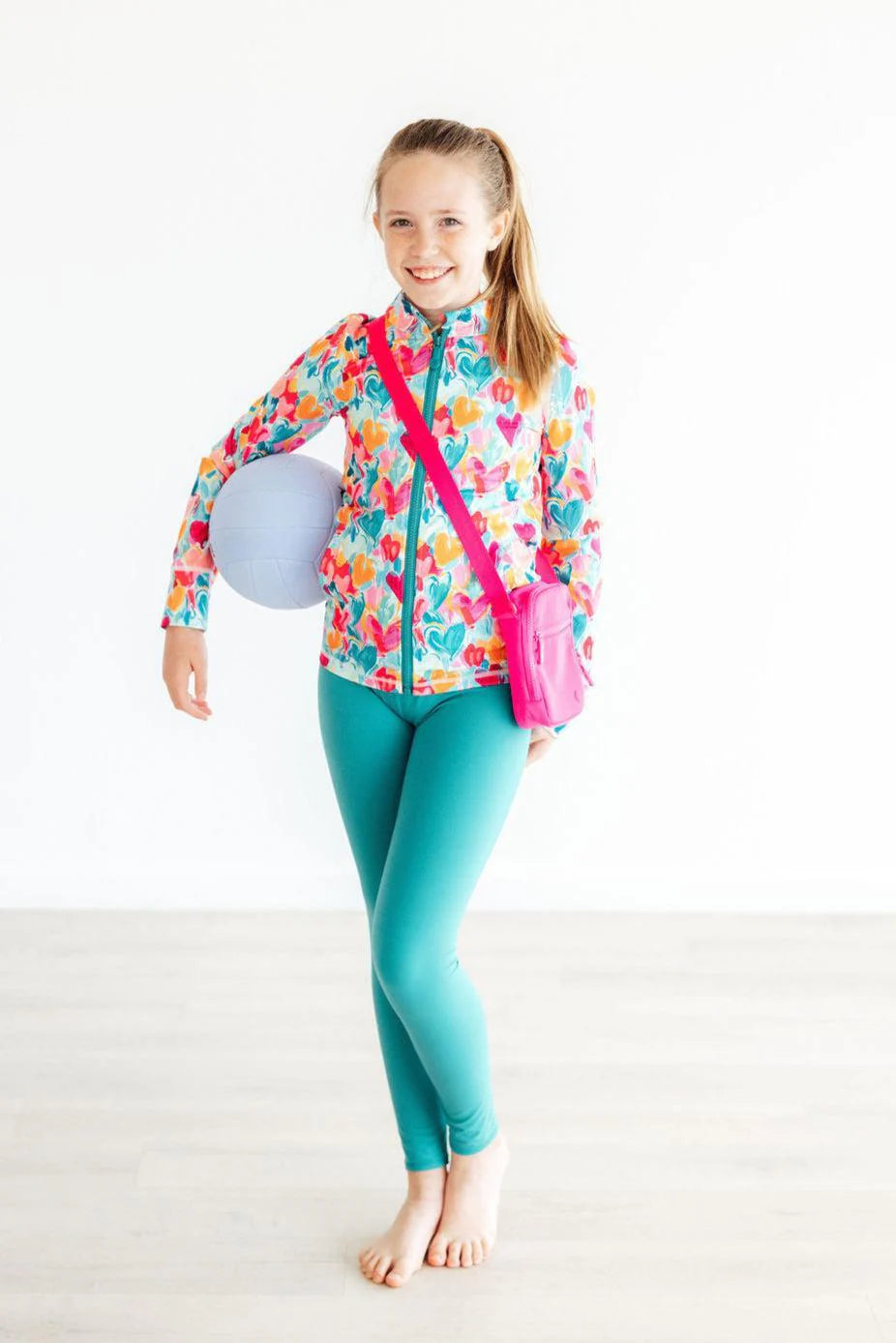 Turbo Teal Active Leggings