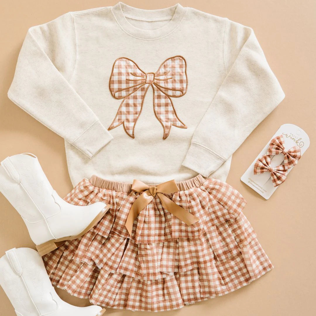 Gingham Tulle Tiered Tutu