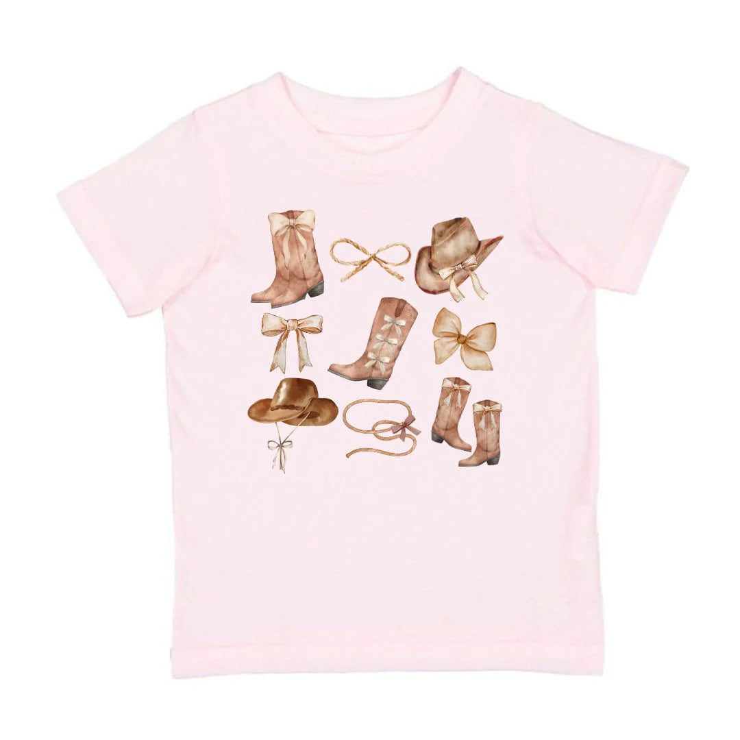 Cowgirl Cutie Short Sleeve Tee | Ballet Pink