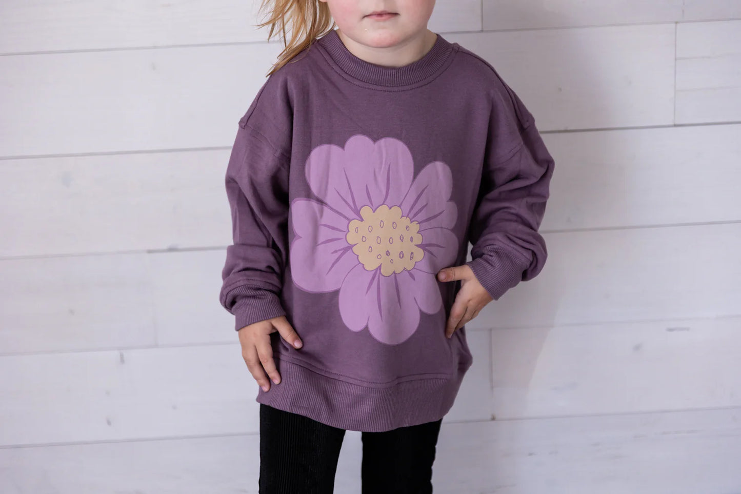 Plum Wildflower Sweatshirt