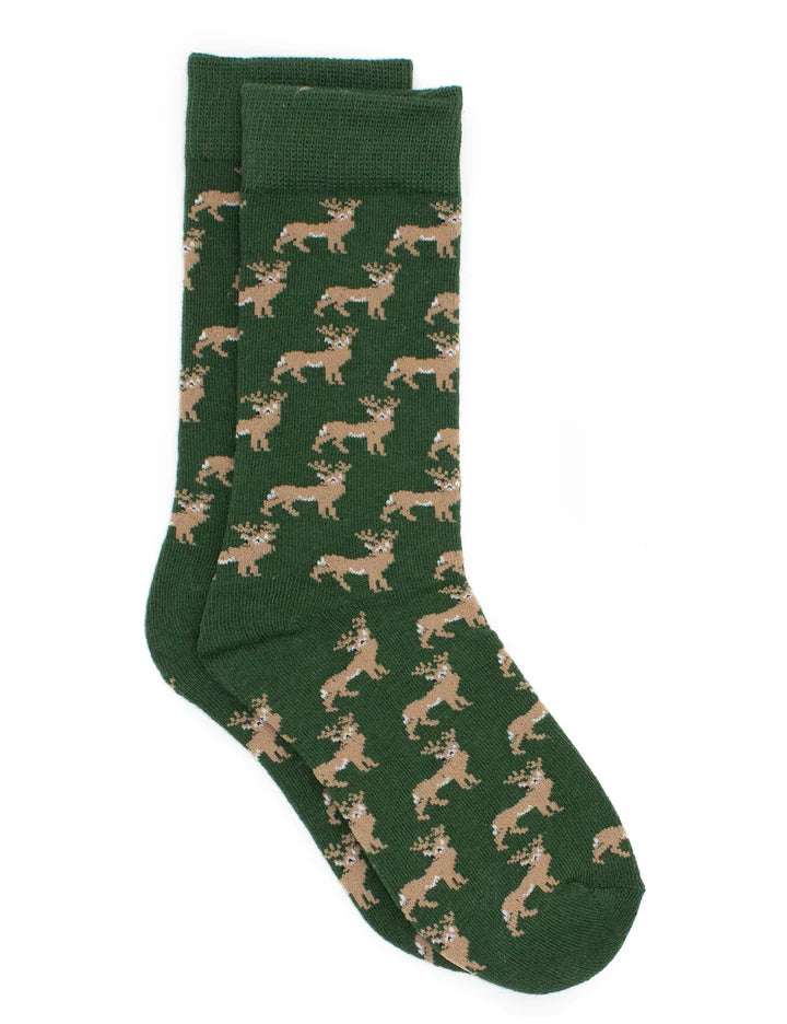 Lucky Duck Socks | Whitetail Deer