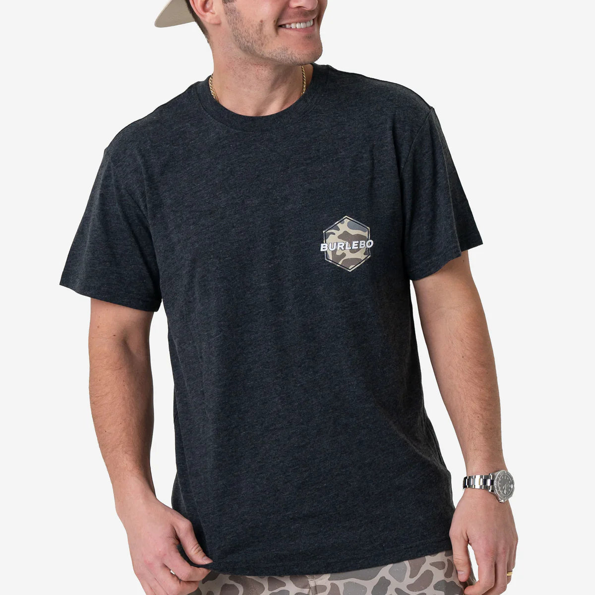 Rad Dad Deer Camo | Heather Black