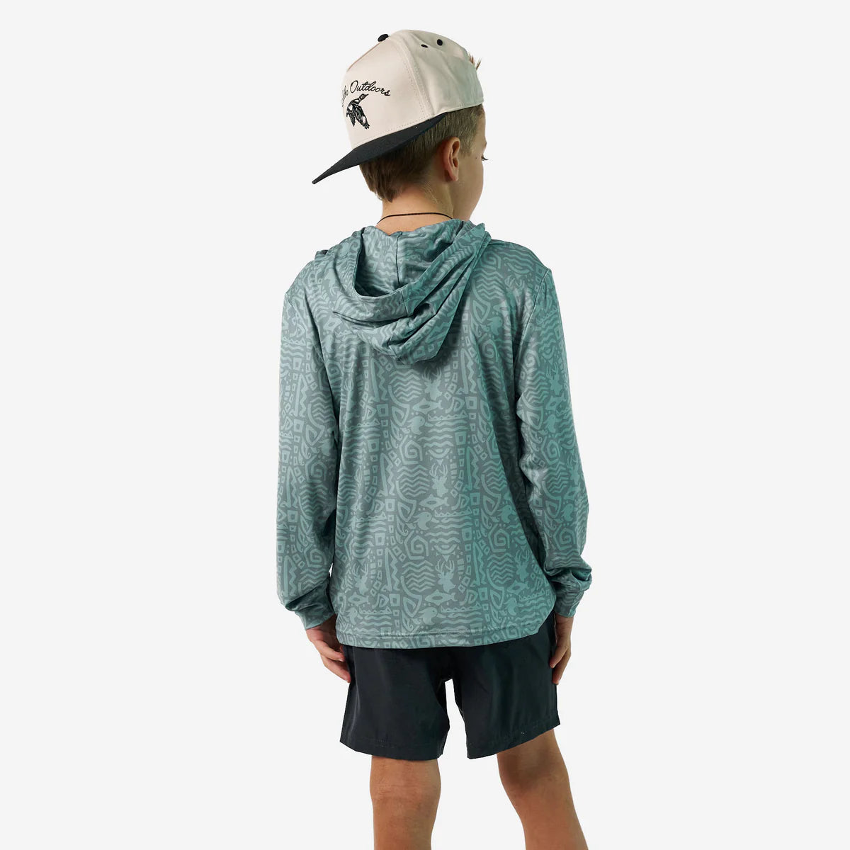 Mayan Youth Performance Hoodie | Sage