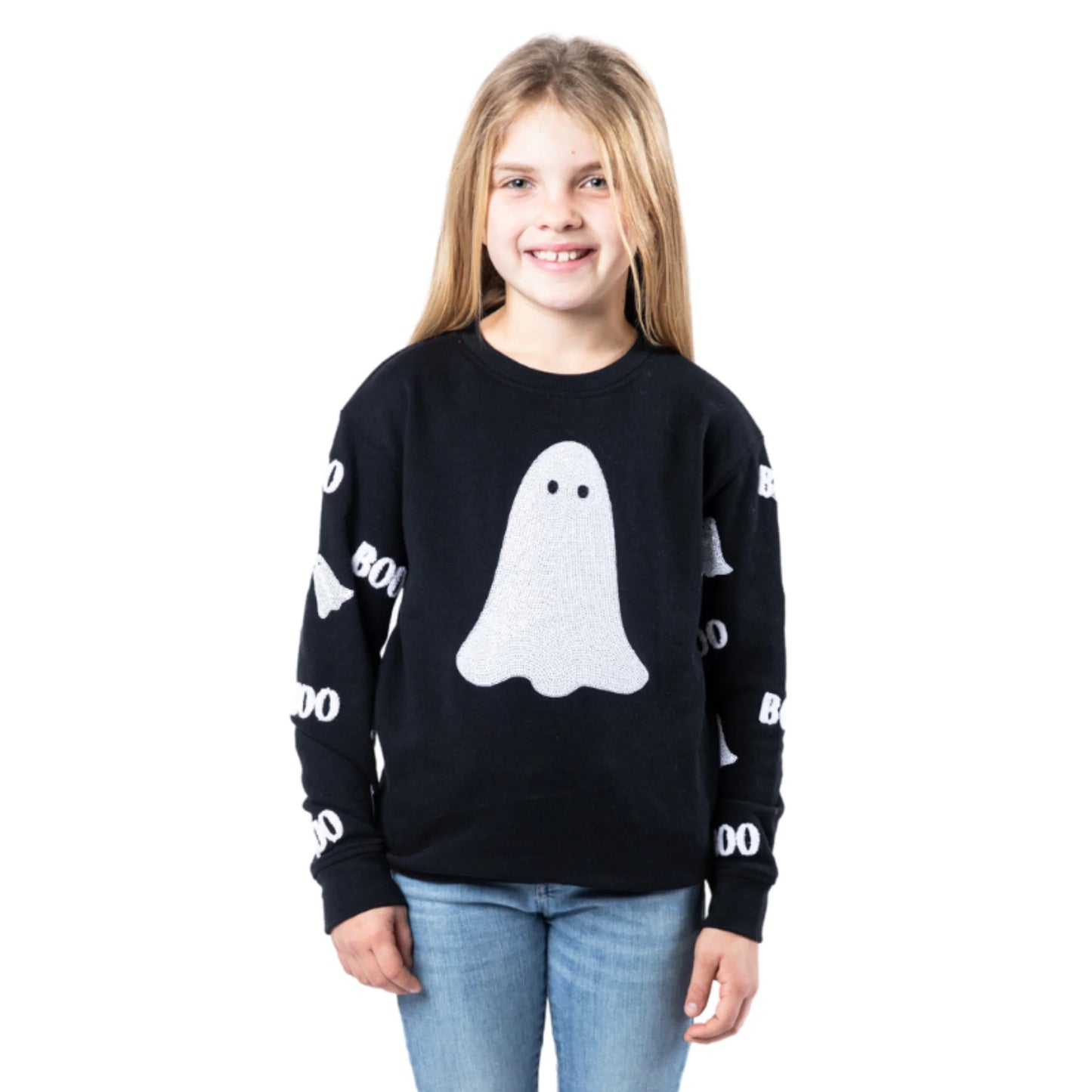 Boo Sequin Sweatshirt