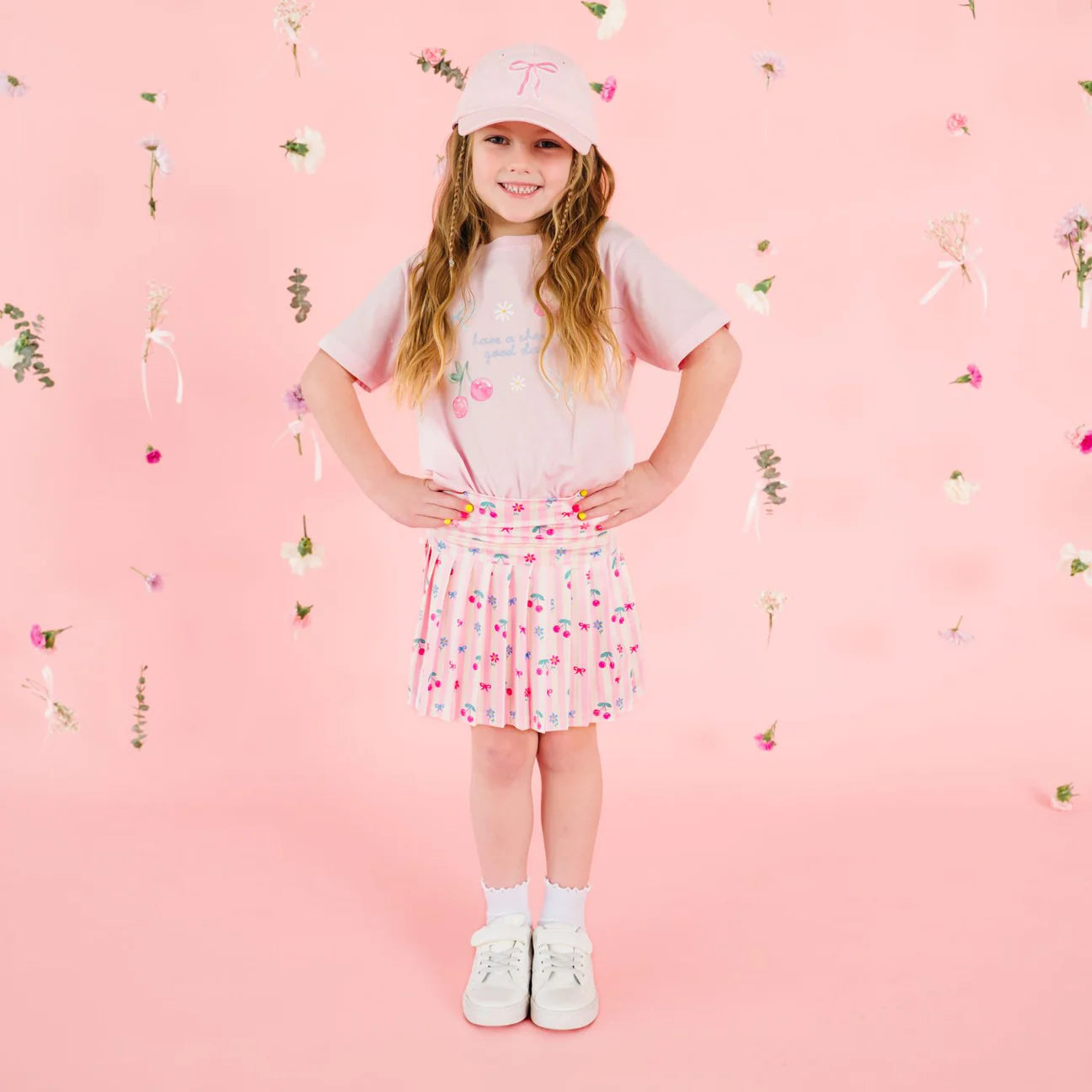 Coquette Bow Embroidered Cap