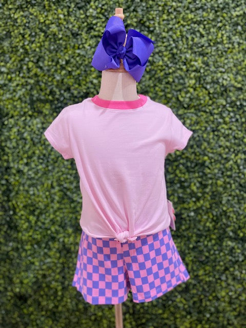 Front Knot Top Festival Bloom | Pink