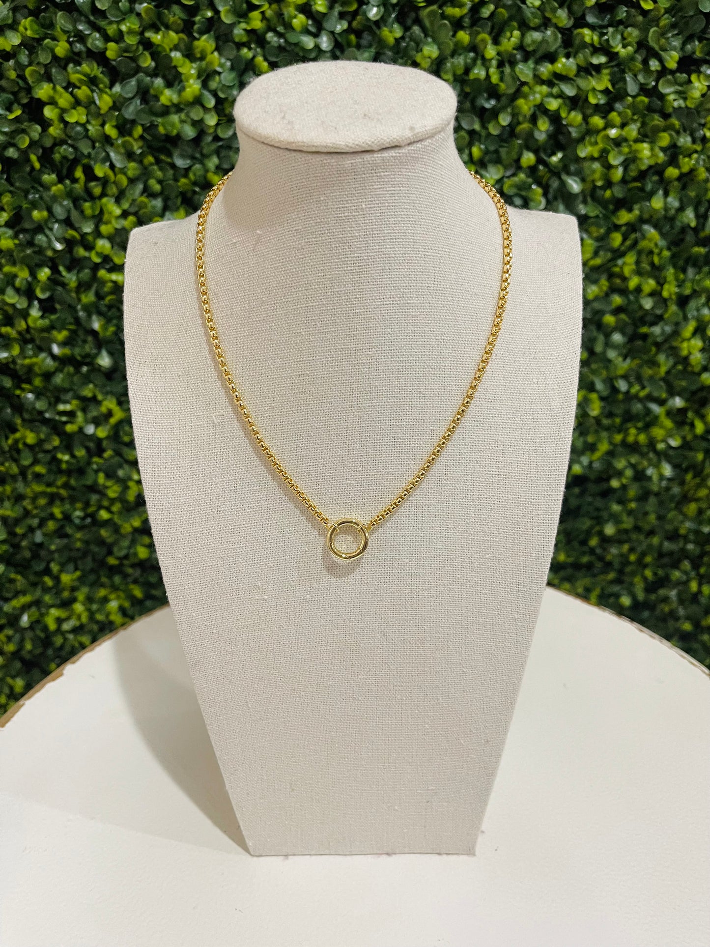 Magnetic Clasp Dainty Rope Charm Necklace