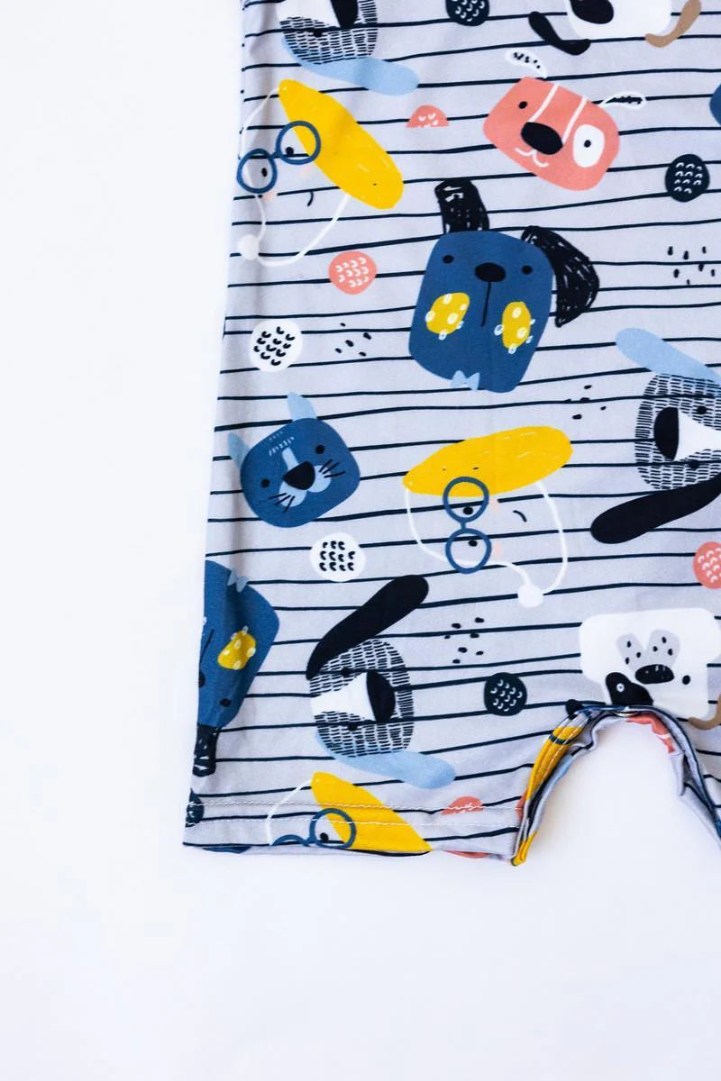 All The Pups Shortie Romper