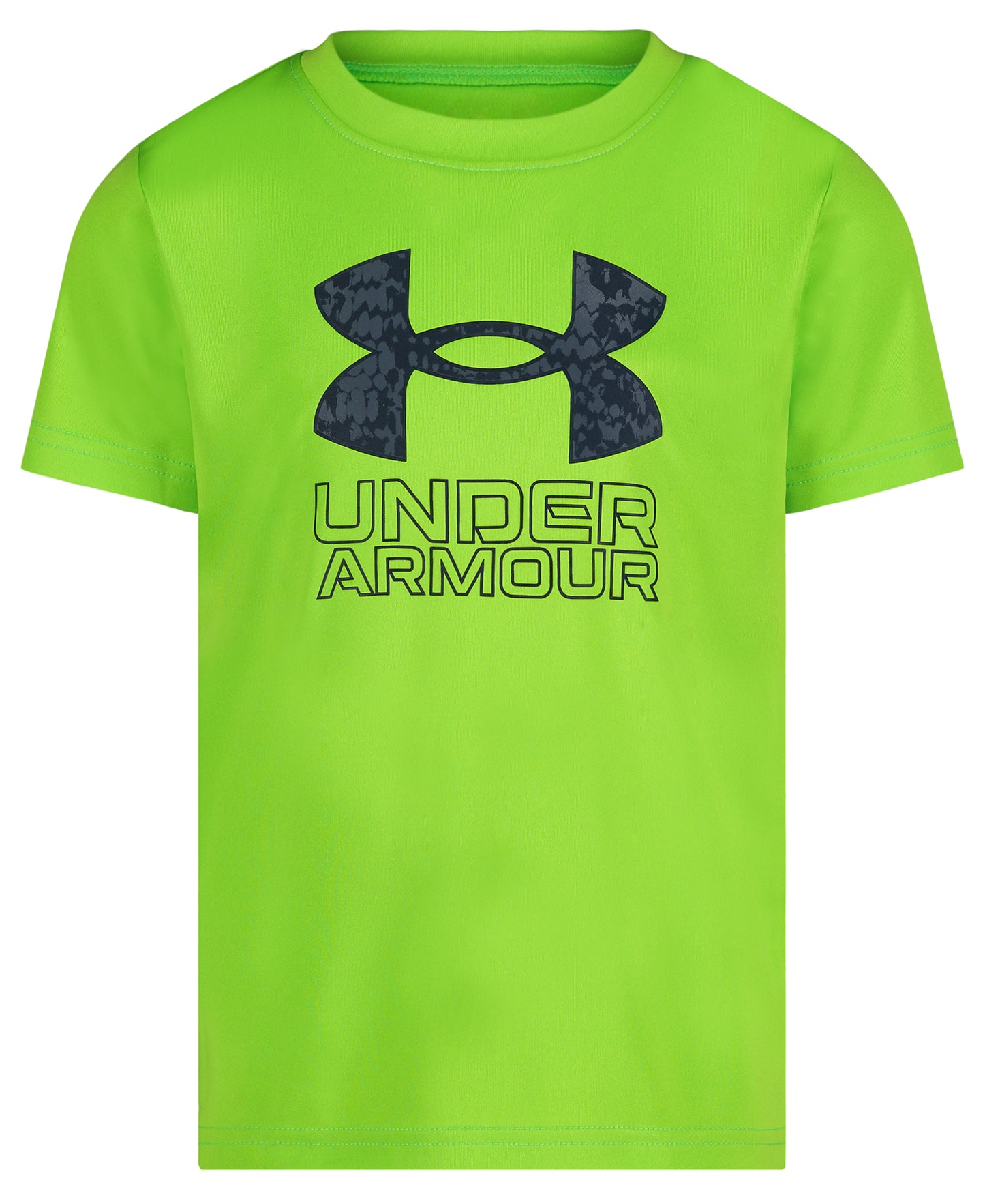 UA Tech Core Print Tee | Cyber Green | 2T-4T