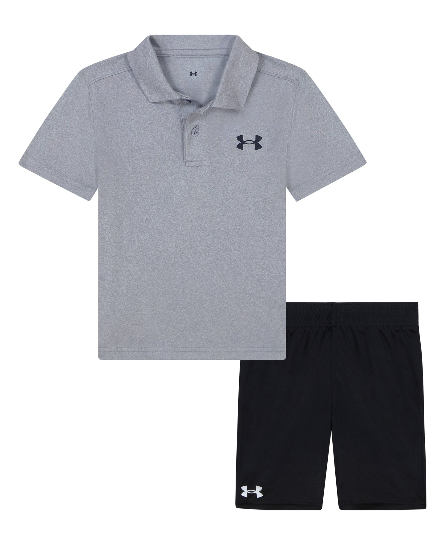 UA Polo Shorts Set | Steel | 12M-24M