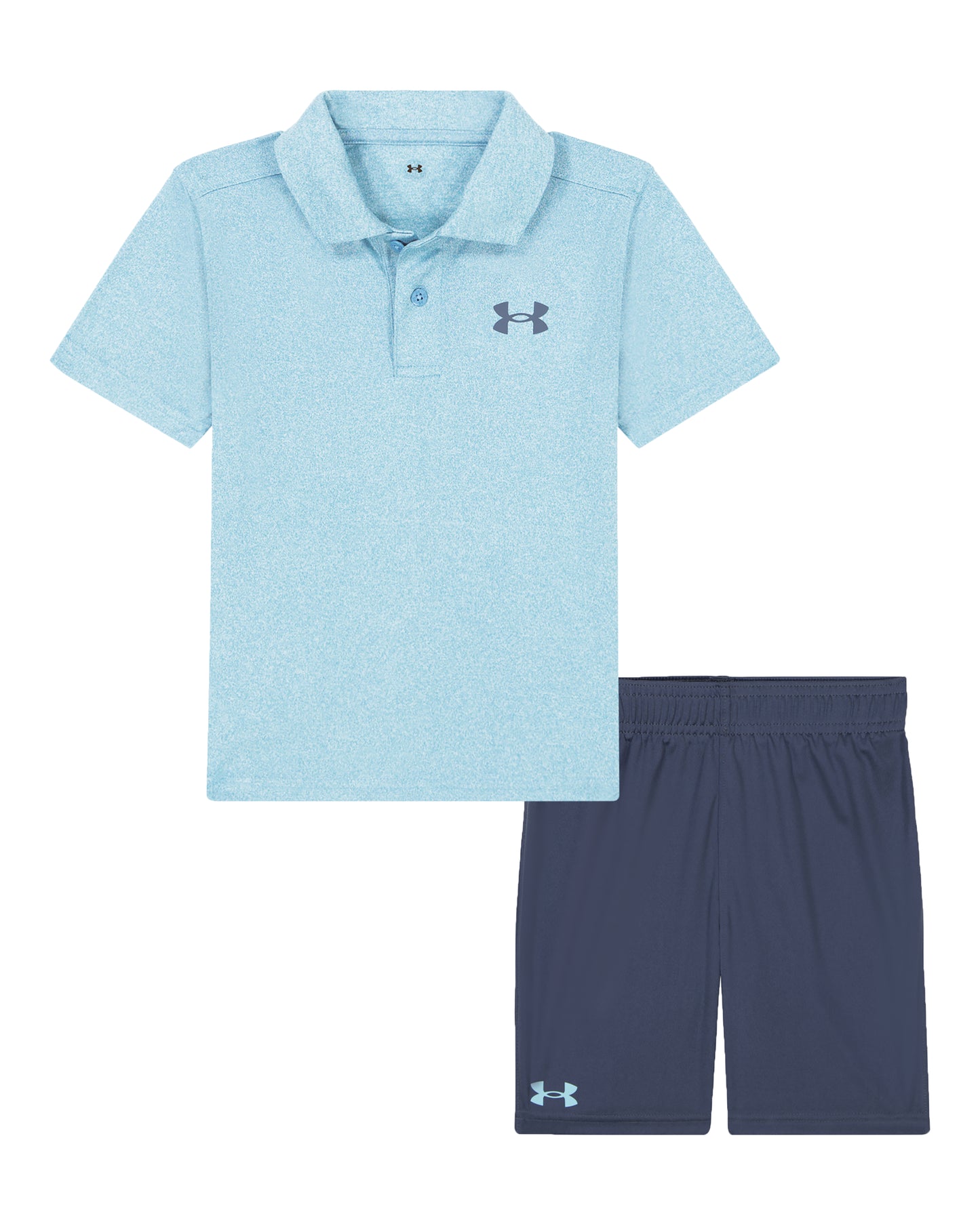 UA Polo Shorts Set | Stream Blue | 12M-24M