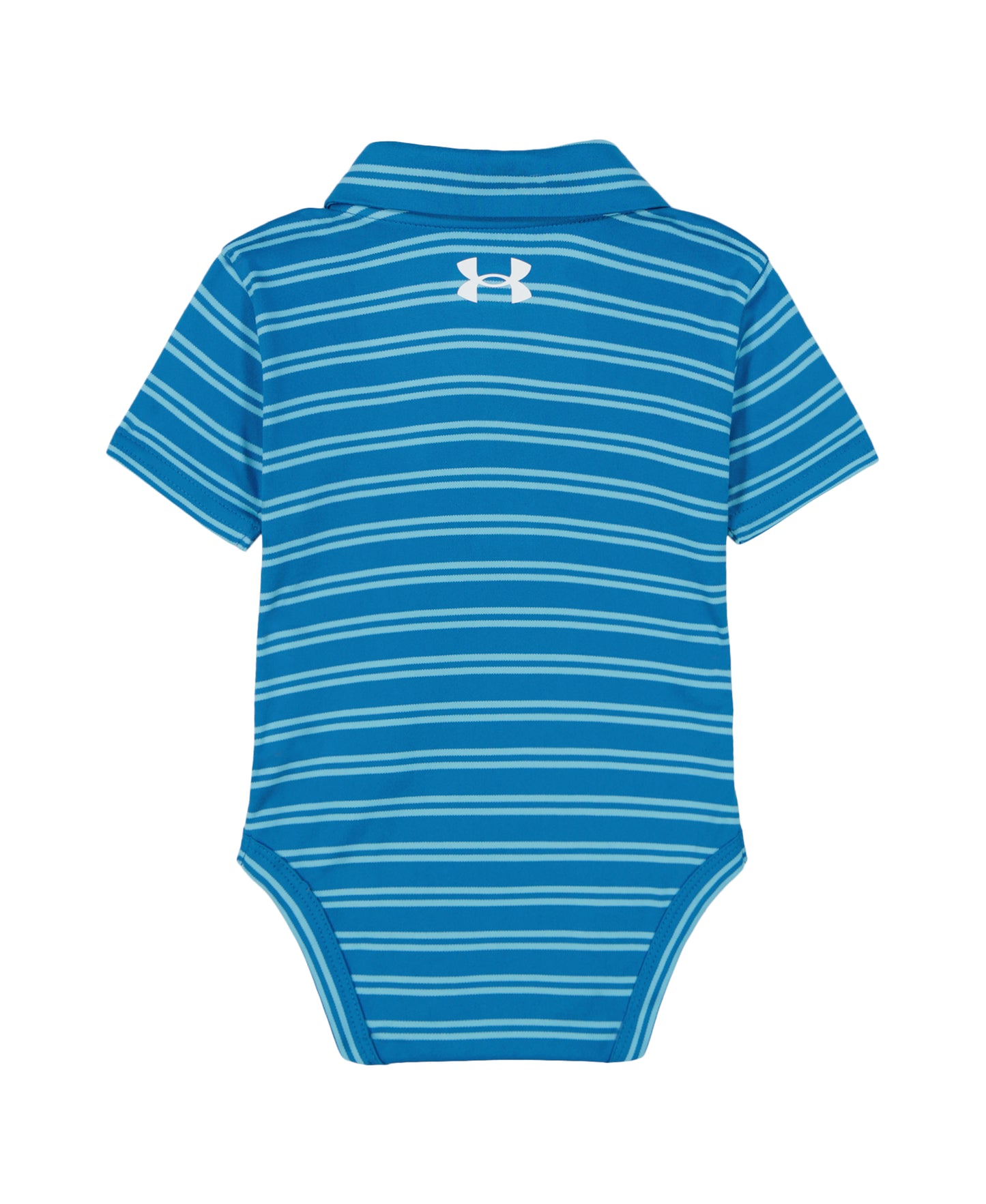 UA Stripe Polo Bodysuit | Ether Blue | 0-12mo