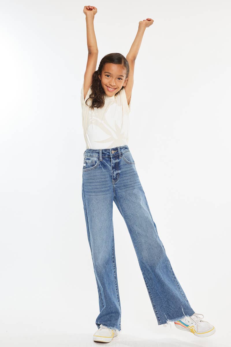 High Rise Wide Leg Jeans
