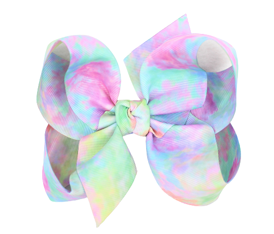 6” Tye Dye Grosgrain Bow
