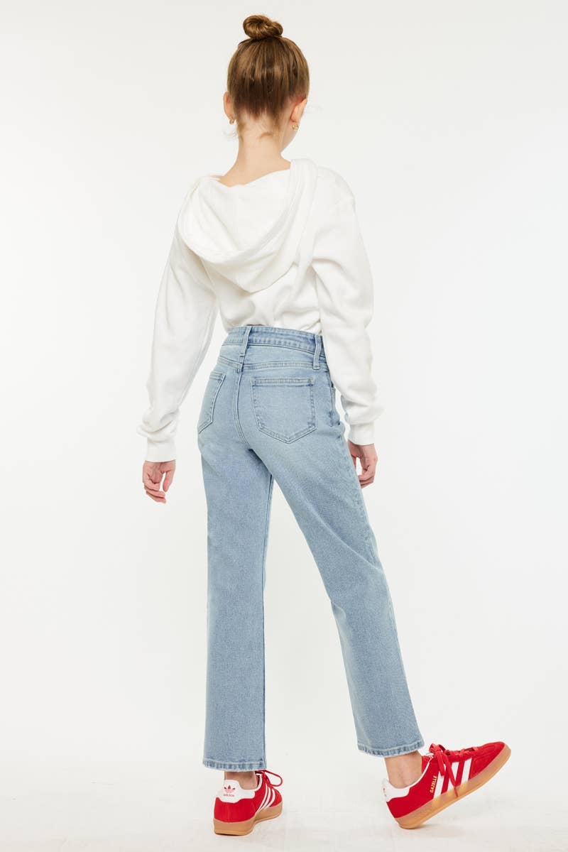 High Rise Straight Jeans