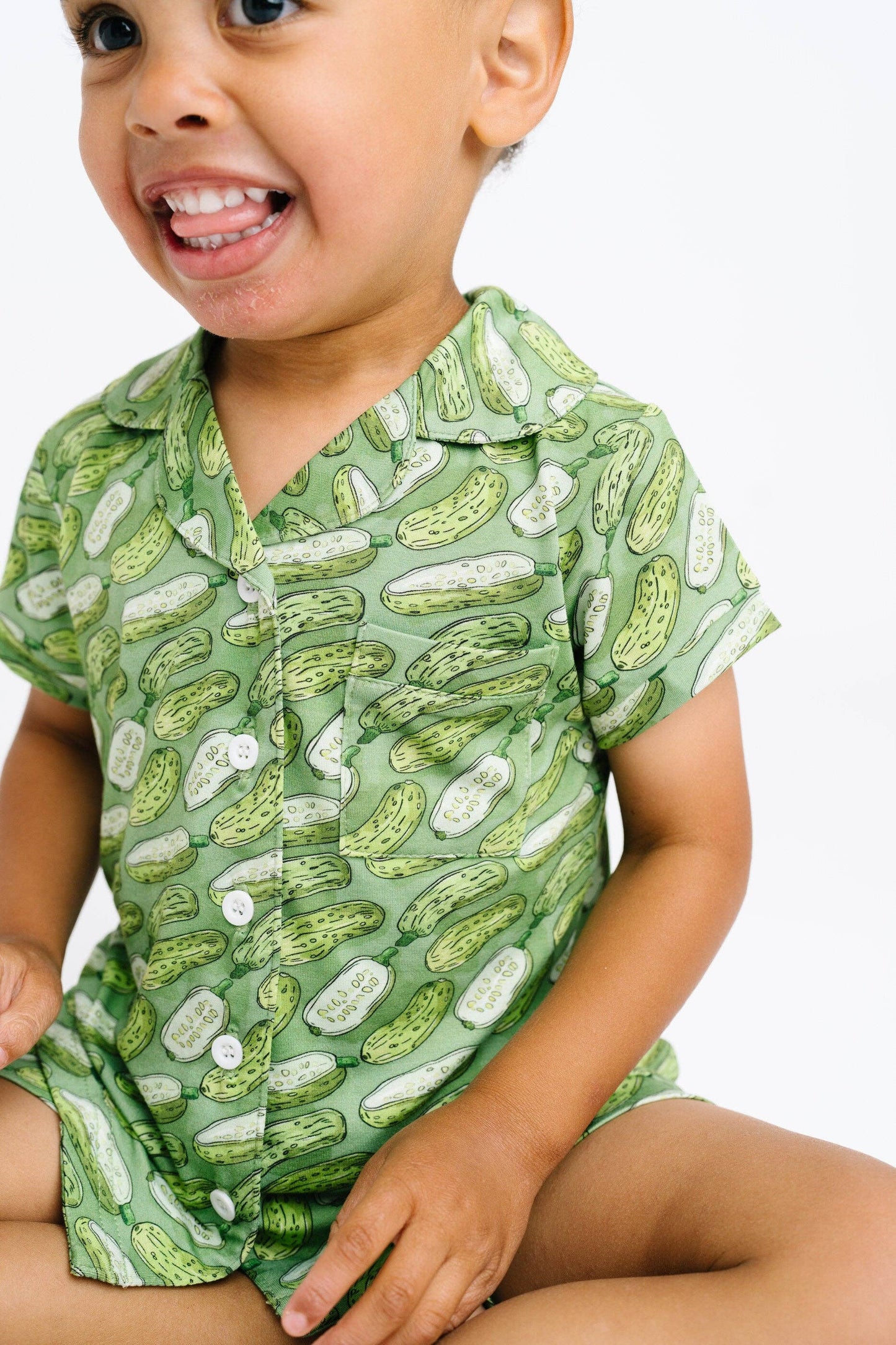 Pickle Bamboo Short Button Up Set