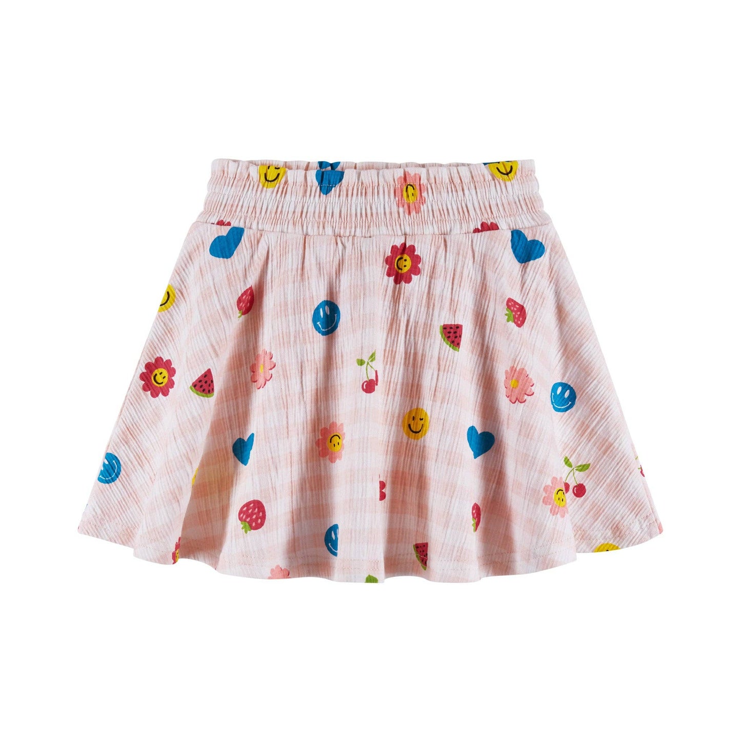 Jersey Gingham Icon Top & Skirt Set