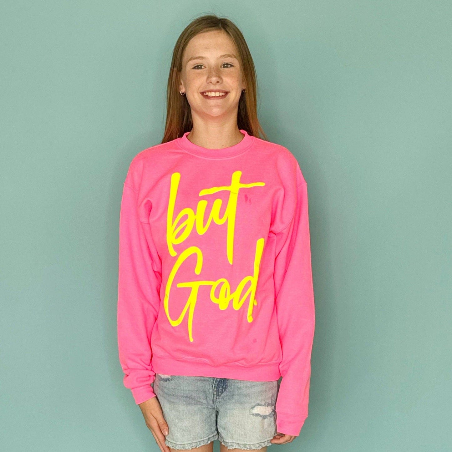 But God Youth Puff Sweatshirt