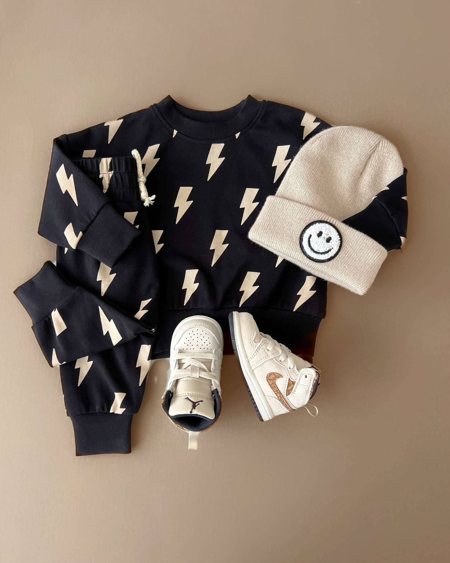 Black Bolts Jogger Set