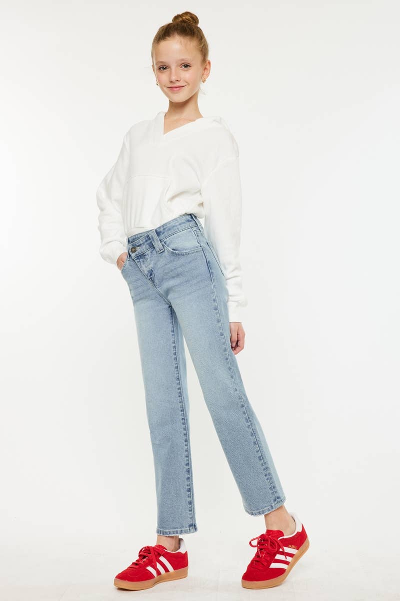 High Rise Straight Jeans