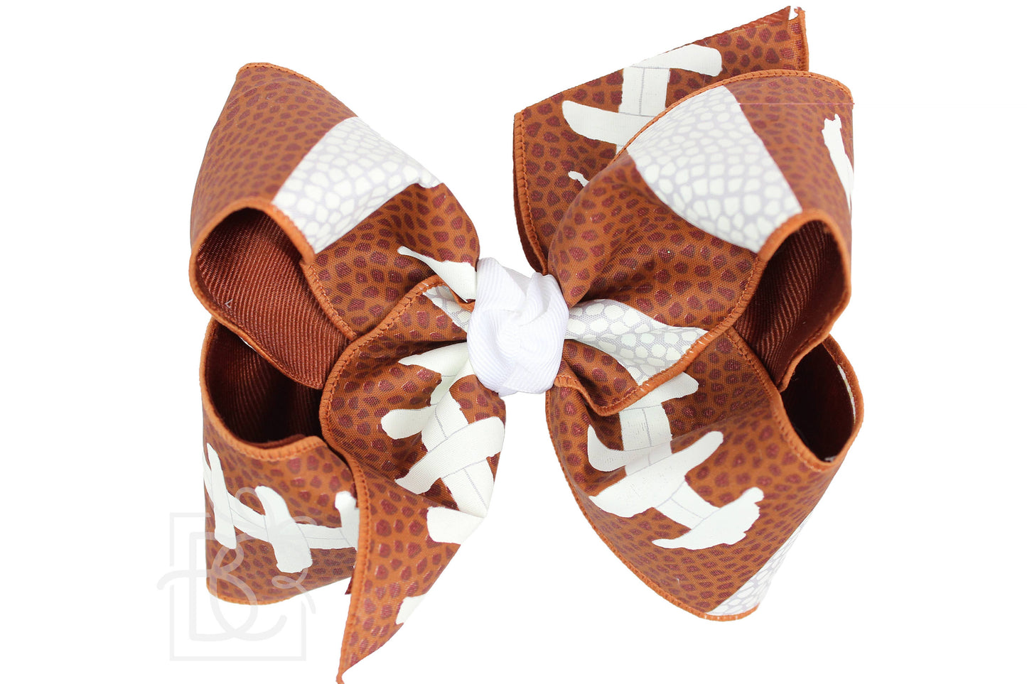 LAYERED FOOTBALL BOWS: 6.5" Jumbo