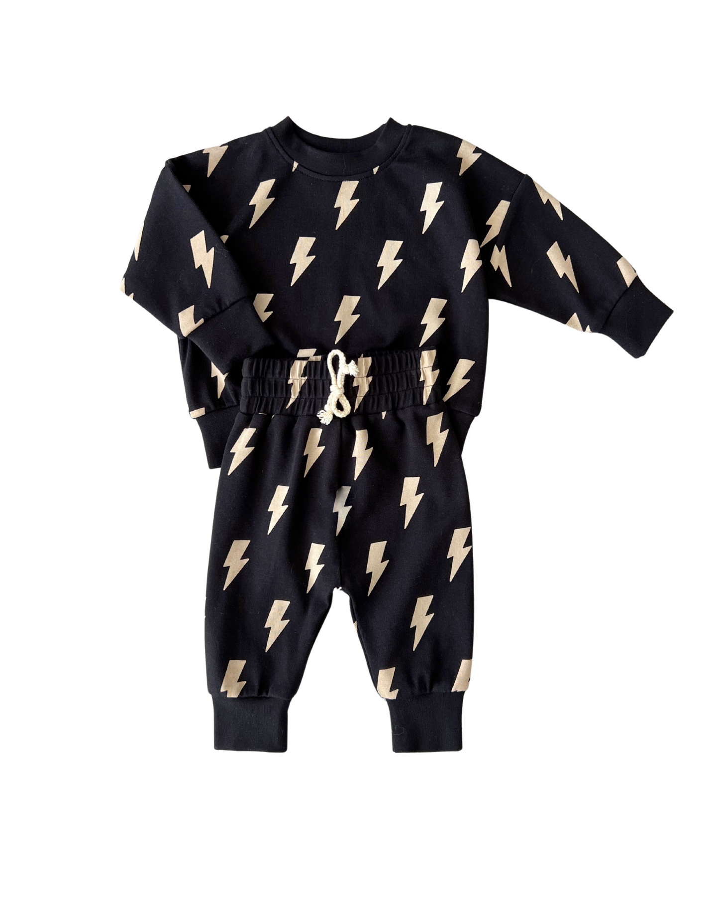 Black Bolts Jogger Set
