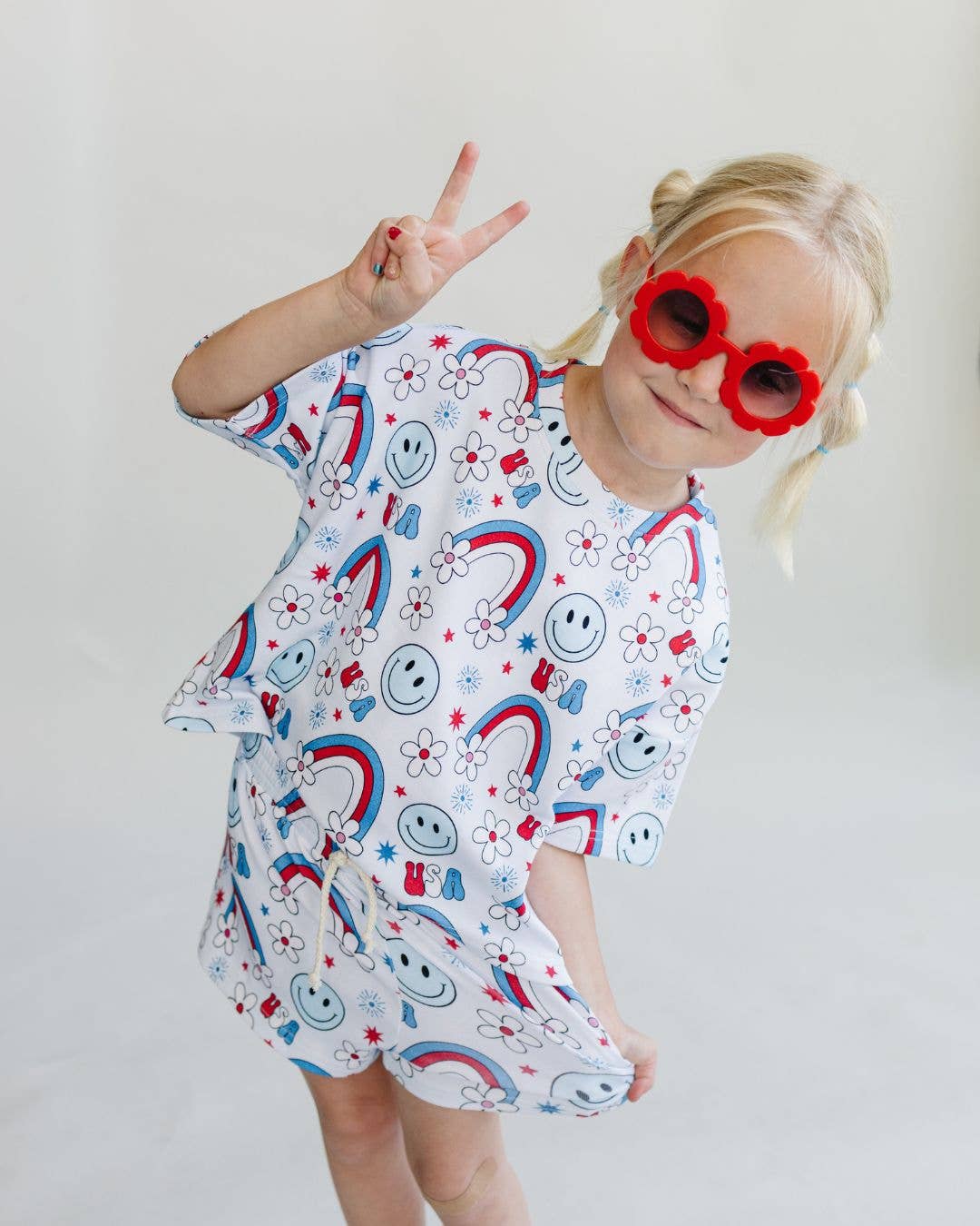 Little Miss USA Shortie Set