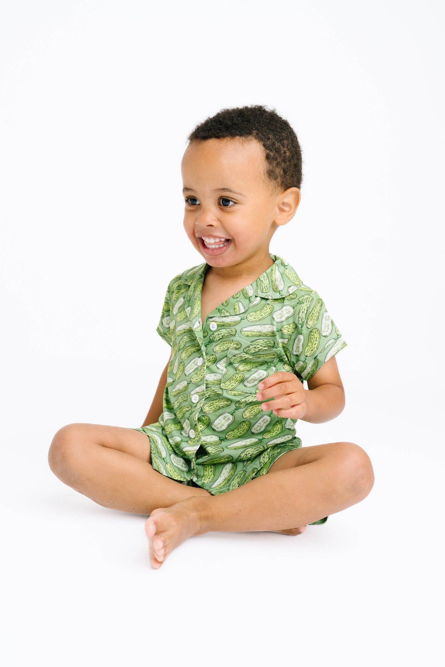 Pickle Bamboo Short Button Up Set