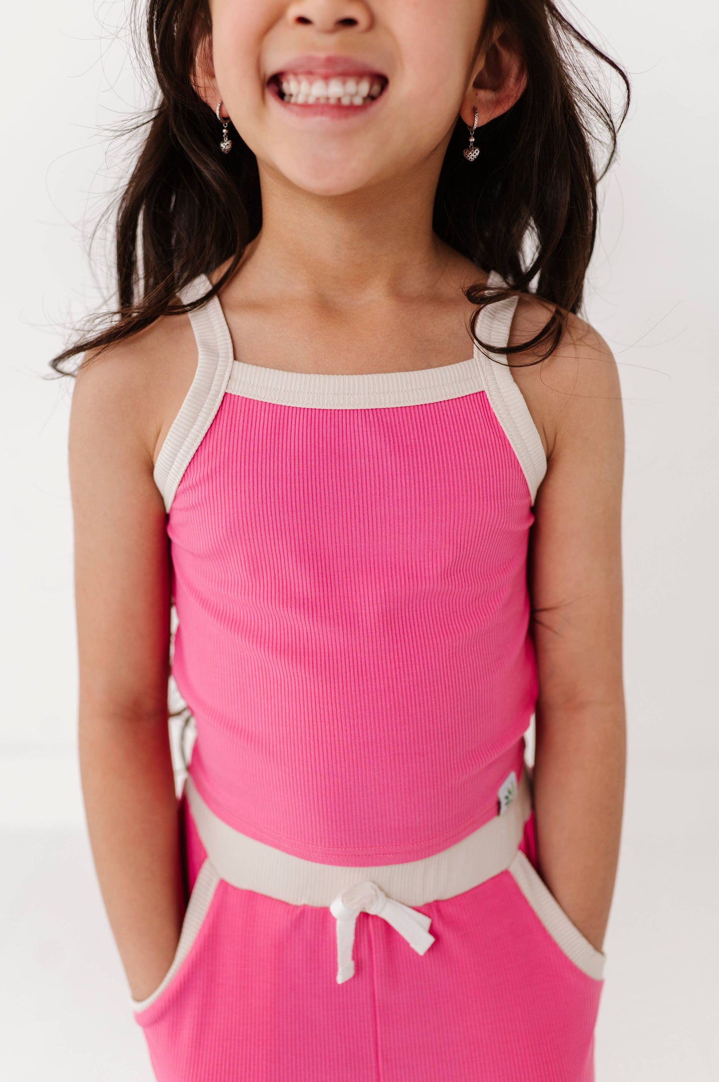 ROSEY | Ribbed Tank + Wide Leg Pants Set