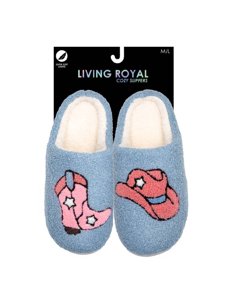 Tween Slippers - Western Cowgirl - Size 5-8
