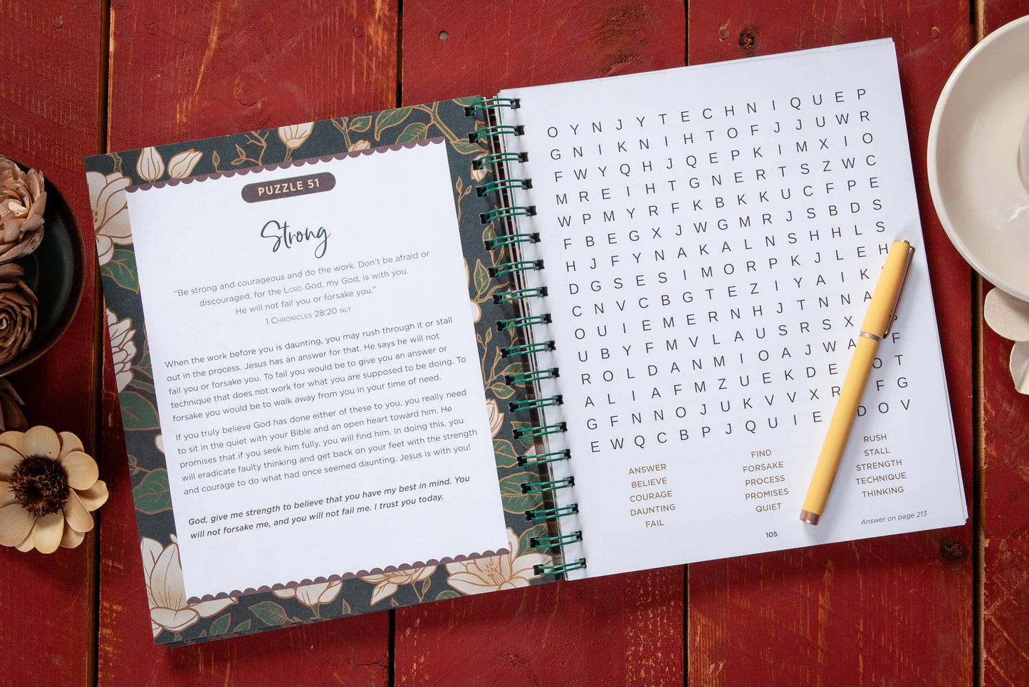 100 Days of Strength for Girls | Word Search Devotiona