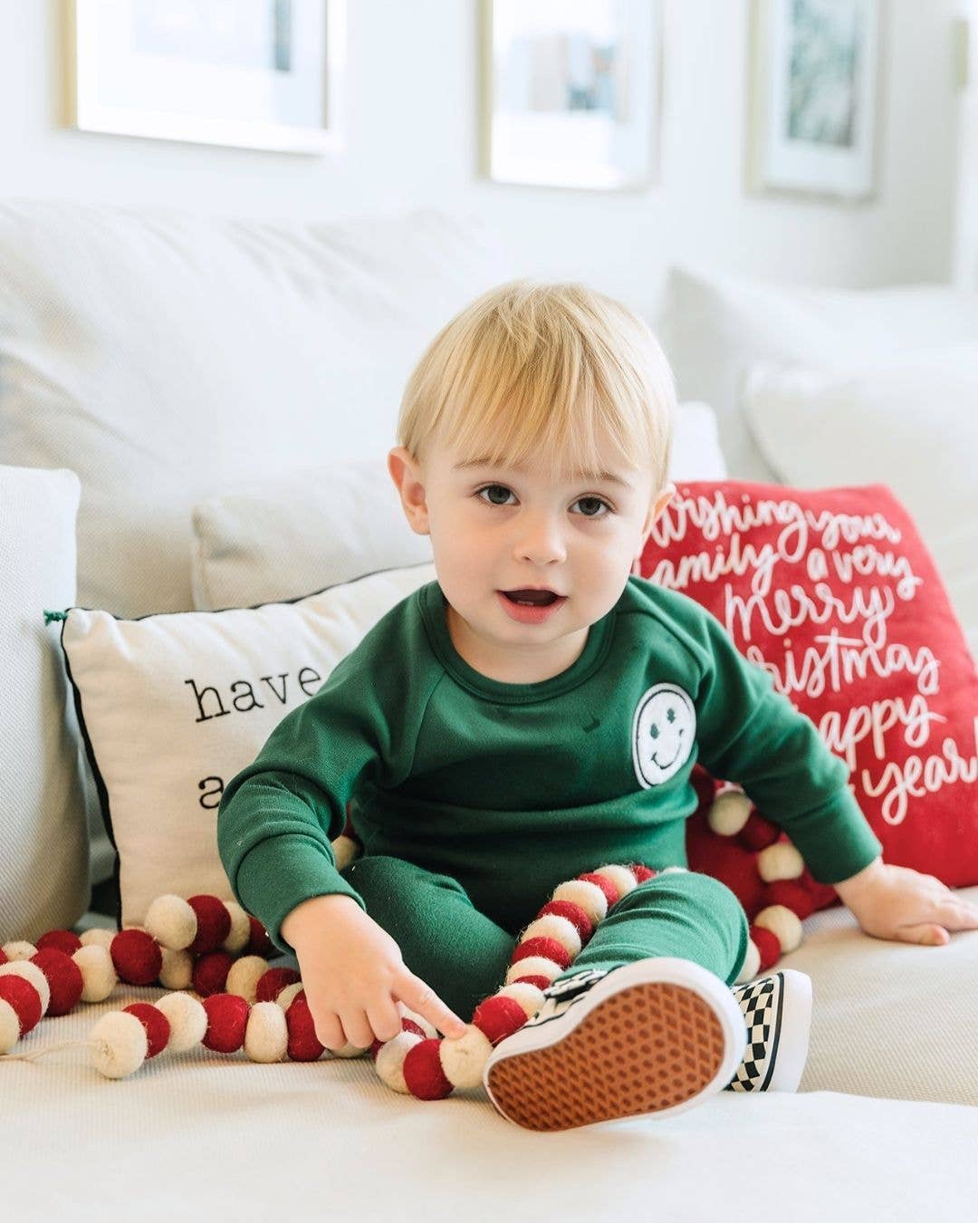 Smiley Green Lounge Set