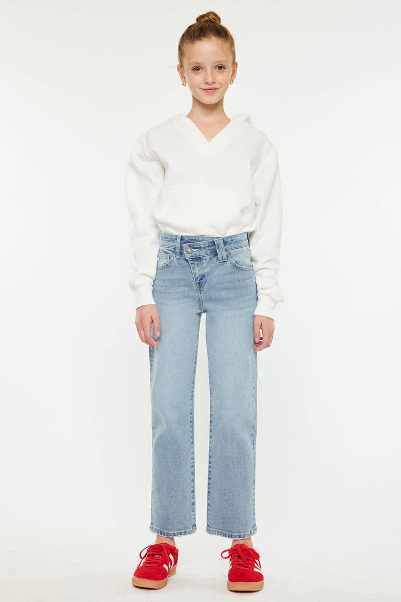 High Rise Straight Jeans