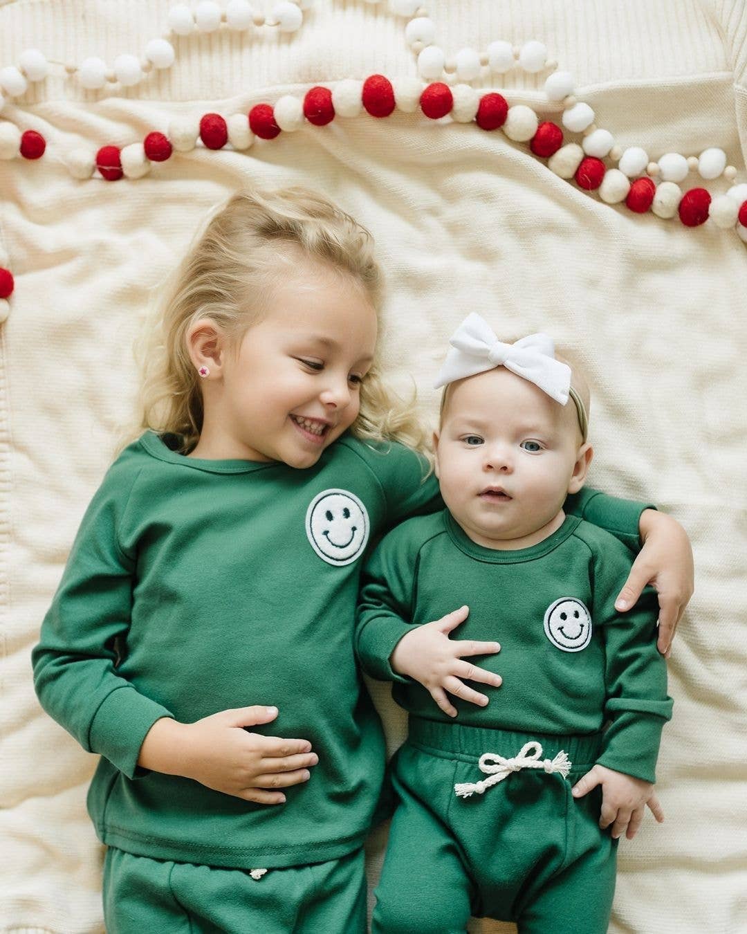 Smiley Green Lounge Set