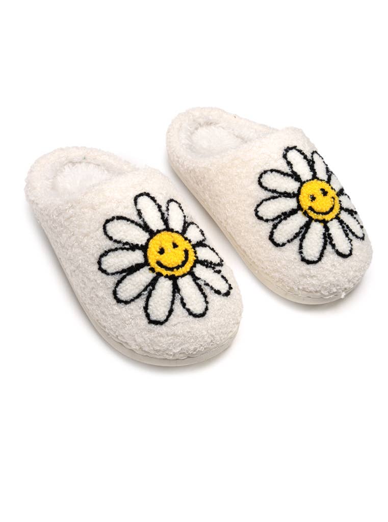 Kids Slippers - Smiling Daisies