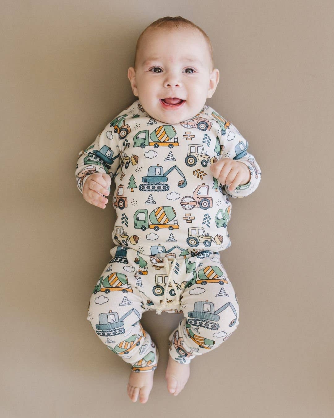 Lounge Set | Construction Trucks: Newborn