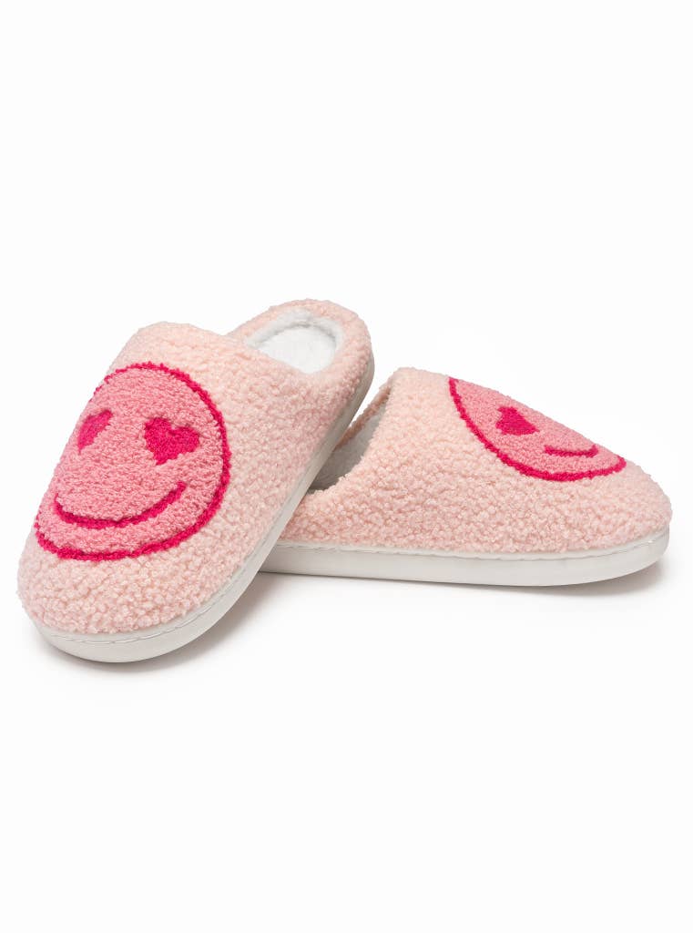 Tween Slippers - Heart Eyes - Size 5-8