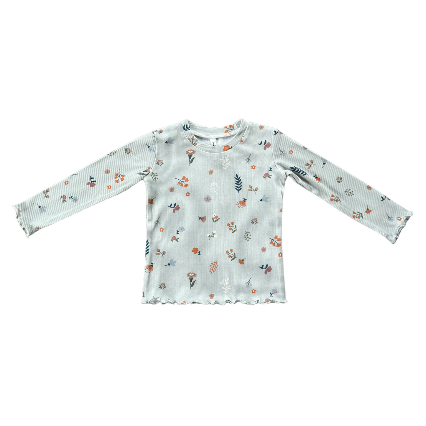 Lettuce Hem Tee- Botanical